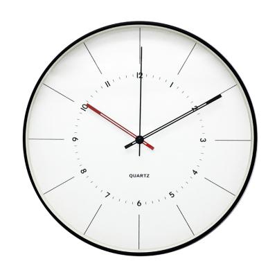 China Hot Selling BRIEF Deheng 14 Inch Brief Style Plastic View Custom Wall Clock For Home Decoration for sale