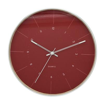 China Custom made wall clock high quality plastic view of FOLDER for home decoration for sale