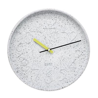 China LUMINOVA cement stone design for kitchen decoration plastic 3d digital wall clock for sale