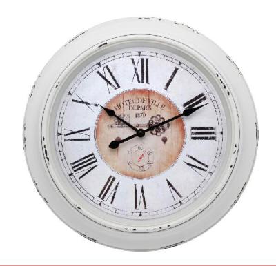 China Oversized 16 Inch Europe Design Vintage Antique European Wall Clock for sale