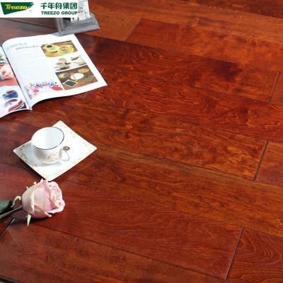 China Factory Wholesale Price Best Selling 20mm Standard Size Oil Maple Indoor Engineered Wood Flooring Smoke Waterproof UV Maple Asian Maple for sale