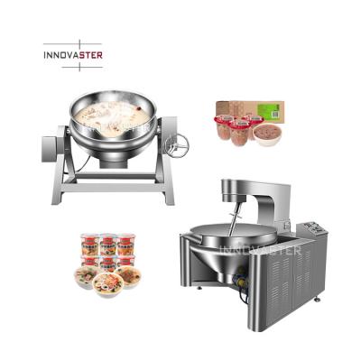 China Boiling Pan Soup Making Machine with Heating System and 230V/380V/415V/440V Voltage for sale