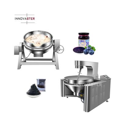 China Stainless Steel Electric Oil Heating Sauce Cooking Pot with Legs and Mixing Function for sale