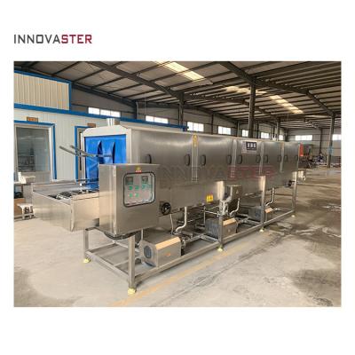 China 2021 Plastic Pallet Basket Case Automatic Baking Crate Wash Drying Machine Turnover Washer for sale