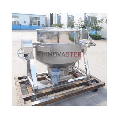 China 615KG Weight Cooking Equipment Steam/Gas/Electric Jacket Kettle for Fruit Jam Mixing for sale