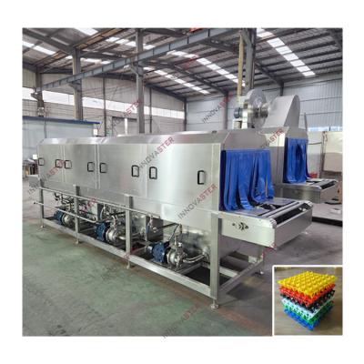 China Powerful 18kw Washing Machine for Labor Saving Cleaning of Plastic Bins Farm Trays for sale