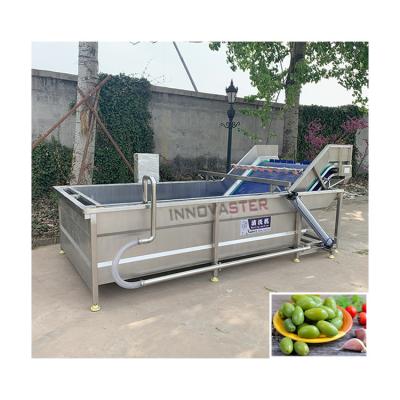 China Automatic Salad Leaf Vegetable Processing Line Washer with 6000*1400*2400 Dimensions for sale