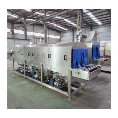 China 18kw SUS304 Stainless Steel Pallet Washer for Plastic Pallet Cleaning for sale