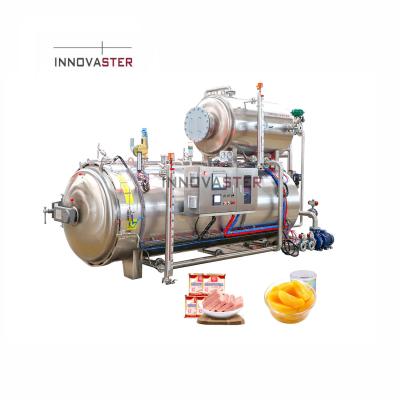 China 304 Stainless Steel Canned Tuna Food Sterilizer Pouch Sterilization Autoclave Retort Machine for sale