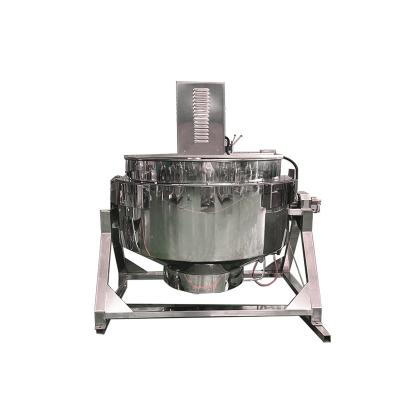 China Manual Tilt Stainless Steel Steam Jacketed Cooking Kettle for Boiling and Mixing for sale