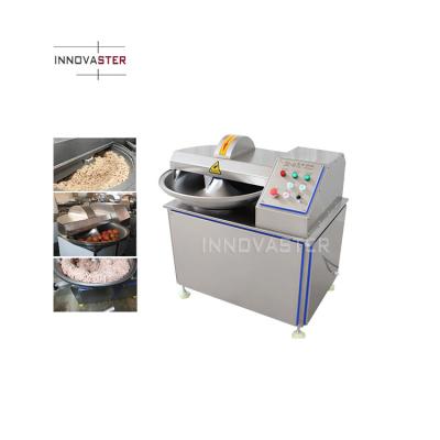 China 40L Industrial Meat Bowl Cutter Machine with SUS304 Stainless Steel Blades and Bowl for sale