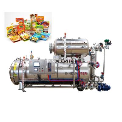 China Air Compressor Sweet Corn Food Sterilization Machine Milk Pouch Retort Sterilizer for sale