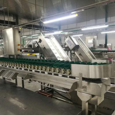 China High Speed Multi-Tray Rotary Weight Oyster Fish Sorting Machine for Meat Processing for sale