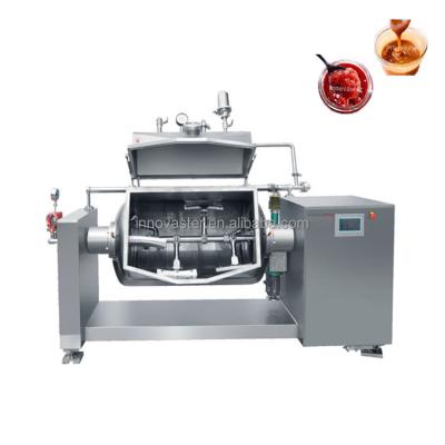 China 220V/230V/380V/415V/440V Vacuum Jacketed Kettle Horizontal Axis Mixer for Red Bean Paste for sale