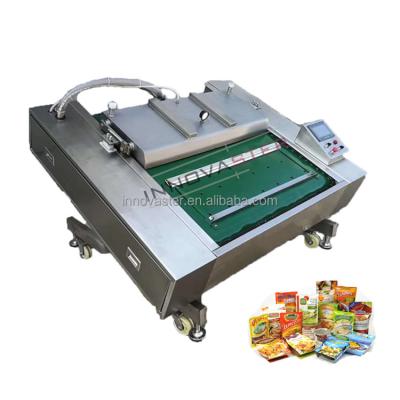 China Vacuum Rolling Belt Continuous Packaging Machine DZ-1000 for Large Output at Discount for sale