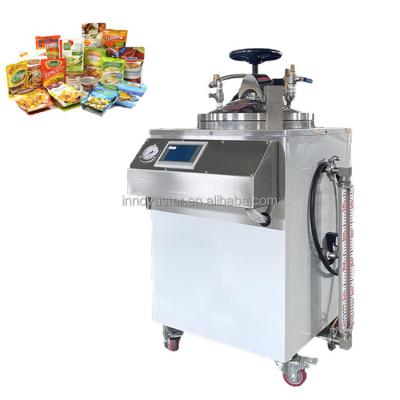 China 90 KG Small Vertical Water Immersion Sterilization Retort for RTE Food Durable Design for sale