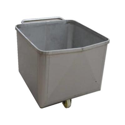 China 304 Stainless Steel Chicken Mutton Meat Trolley Cart for Durable Meat Transportation for sale