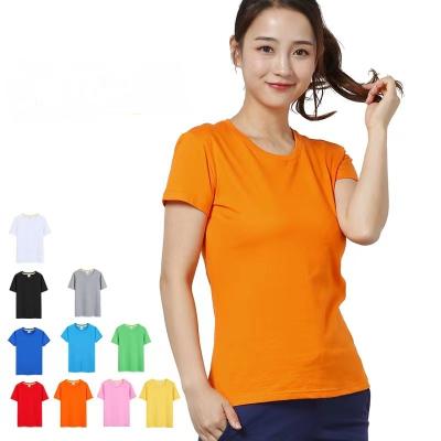 China Anti-wrinkle Custom logo gym plain womens graphic t shirt high quality women t shirt 2022 supplier Printing heavyweight t shirts for women for sale