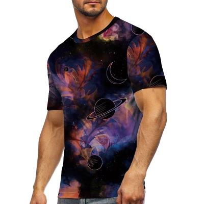 China Anti-wrinkle Custom high quality 100 polyester t shirts wholesale Unisex blank sublimation t shirt custom logo men's polyester t shirt for sale