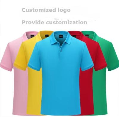 China Anti-wrinkle High quality custom polo shirts with embroidery logo pattern t-shirts polo Short Sleeve men's polyester custom polo shirts for sale