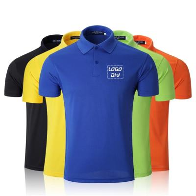 China Anti-wrinkle High Quality Hot Sale 180g Quick Dry 12 Solid Color Summer Breathable Custom Oem Men's Polo Shirt for sale