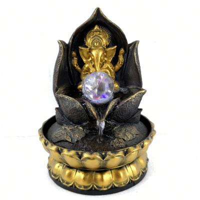 China India Southeast Asia Thailand Buddha waterscape zhaocai open creative resin fountain running water product manufacturers direct for sale