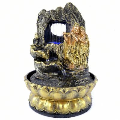 China Indian Resin Buddha Fountain Head Office Fountain Desktop Figurines from India and Other Decorative Crafts for sale