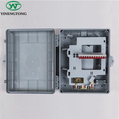 China Waterproof dustproof made in china customized ABS IP55 65 fiber optic FTTH 24core termination box with low price for sale