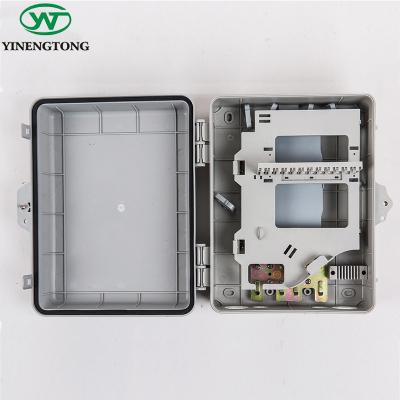 China Customized pp material high performance 24core fiber optic wall mount waterproof dustproof termination box for sale