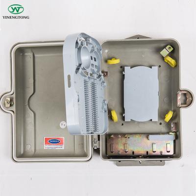 China Factory direct sale 24 core fiber optic junction box waterproof dustproof ftth outdoor terminal box for sale