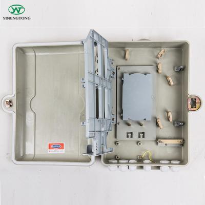 China Waterproof dustproof fast shipping FTTH fiber terminal distribution join outdoor tj box 32 core fiber optic junction box for sale