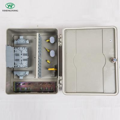 China 72 Core IP65 Wall Mount Ftth Access Fiber Optic Splitter Box Waterproof Dustproof High Quality Terminal Box for sale