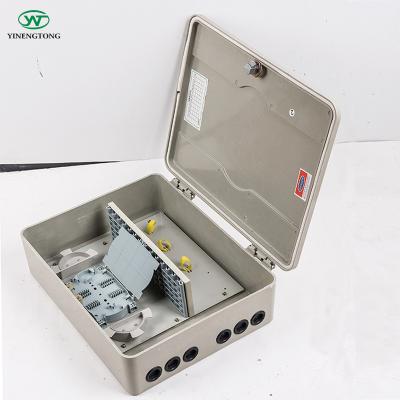 China Low price waterproof dustproof fiber optic box fiber optic terminal junction box with corridor, outdoor 48 core for sale