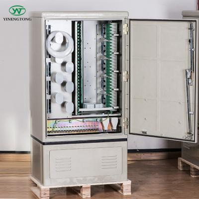 China Factory Sale Cheap Price Waterproof Dustproof Corridor Fiber Optic Splitter 576cores Cross Connection High Quality Cross Connection Cabinet For Outdoor for sale