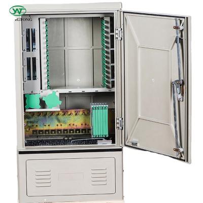 China High Quality Outdoor Waterproof Dustproof IP65 Core Fiber Optic Cable Cross Connection SMC 144 Cross Connection Cabinet for sale