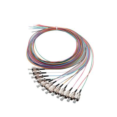 China FTTH FTTB FTTX Network Customized 12 Colors Single Mode 12 Core OFC Fiber Optic Cable Indoor Pigtail ftth Pigtails for sale