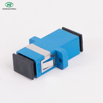 China Professional High Performance SC/APC Plastic SM SX FTTH Adapter Fiber Optic Adapter For Sale for sale