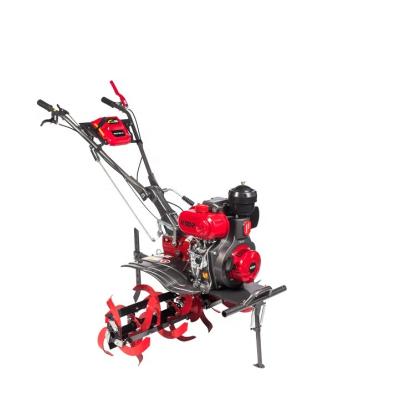 China Mini Rotary Tiller With Mini Electric Weeding Machine Agricultural Machinery Tiller Cultivator Parts Hand Plowing Machine for sale