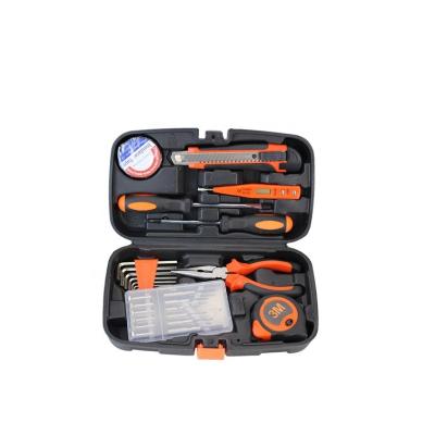 China Convenient Hardware Tool Kit House Hold Tools With 22 Pcs DIY Solid Carrying Tool Box for sale