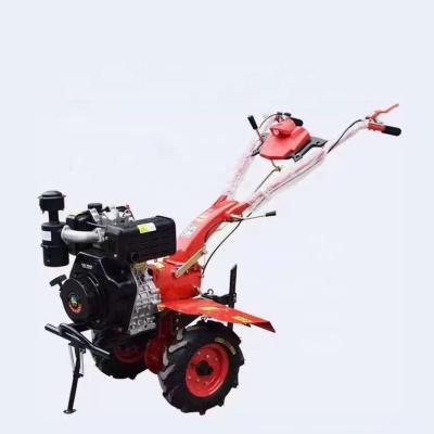 China Electric Weeding Machine 6HP/12HP Mini Tiller Agriculture Walking Tractor Diesel Cultivators for sale