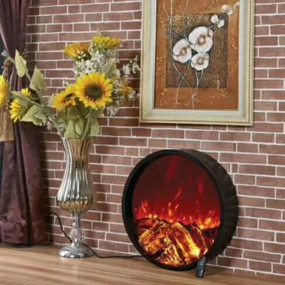 China Hotel Custom Bluetooth decorative mantelpiece embedded home simulation flame hotel villa living room electric fireplace heating for sale