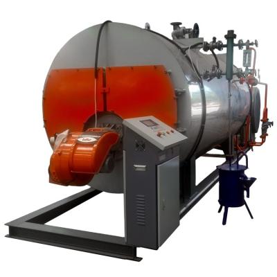 China WNS Series 1.25mpa 6000kg 6t/h Horizontal Package Boiler 6t/hr Gas Fired Boiler for sale