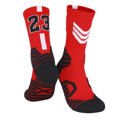 China Breathable Custom Made Branded Socks Dropship In Bulk Wholesale Good Quality Elite Basketball Team Men Socks For Adults for sale