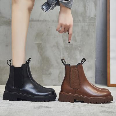 China New Design Aid Martin High Quality Thermal Boot Fashion High Heels Shoes Korean Women Boots for sale