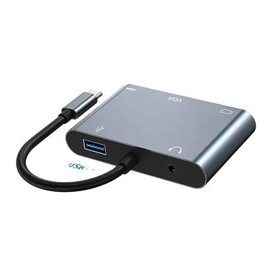 China Samsung S8 View larger image Add to Compare  Share OEM 5 IN 1 Type C HUB USB C 4K VGA HD-MI Adapter Multiport Dock Hub PD Charging for la for sale