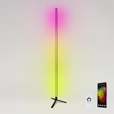 China Wholesale Modern Factory Floor Lamp Sconce Modern Dance Floor Decoration Lights RGB Corner LED Floor Leak for sale