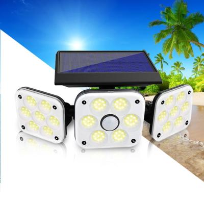 China New Style 138LED Waterproof Outdoor Garden Wall Light Induction Solar Solar LED Human Body Solar Flood Light for sale