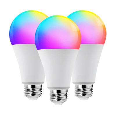 China Voice ID Mode Scenes Shine Residential Multi Cell Phone Controlled Lamp RGB Color LED Smart WiFi Functional Bulb Light for sale