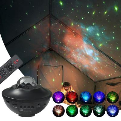 China Wholesale Modern Remote Projector Lamp Sunset Sky Laser Night Starry Light Projector With Music Star Sky Projector for sale