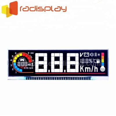 China Custom Black Bottom Dashboard BTN Lcd Display 3